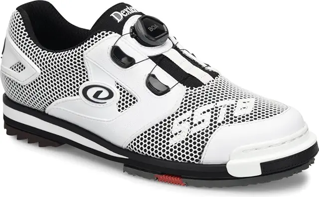 Dexter Mens Bowlng ShoeDexter Mens SST 8 Power Frame BOA Bowling Shoes - - WideWhite/Black 11.5 W US