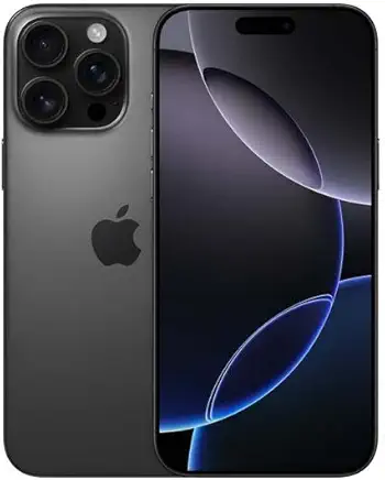 Apple iPhone 16 Pro Max, US Version, 1TB, Black Titanium for Boost (Renewed)